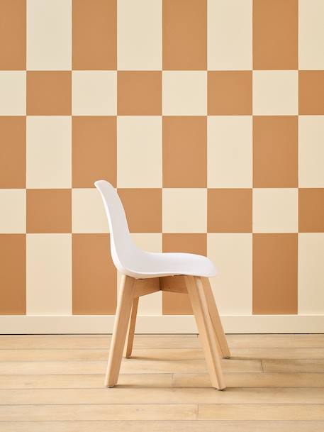 Chaise maternelle design scandinave blanc+rose 5 - vertbaudet enfant 