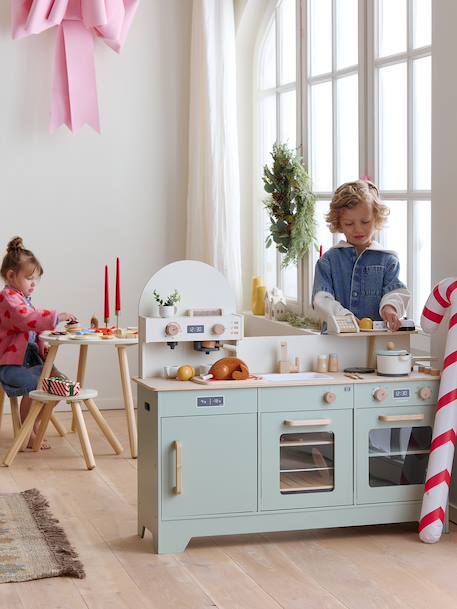 Restaurant en bois FSC® vert sauge 1 - vertbaudet enfant 