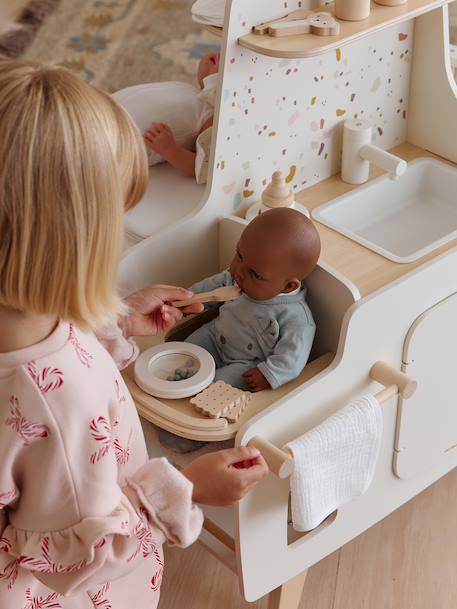 Nurserie poupon en bois FSC® blanc 2 - vertbaudet enfant 