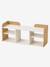 Banc de rangement 3 compartiments YEL blanc 3 - vertbaudet enfant 