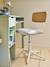 Chaise de bureau métal et bois LIGNE SCHOOL gris 1 - vertbaudet enfant 
