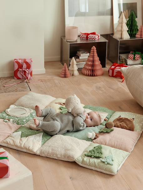 Tapis d'éveil moelleux et ludique Cherry+Cocotte+Croque la vie+Green forest+Navy sea 41 - vertbaudet enfant 
