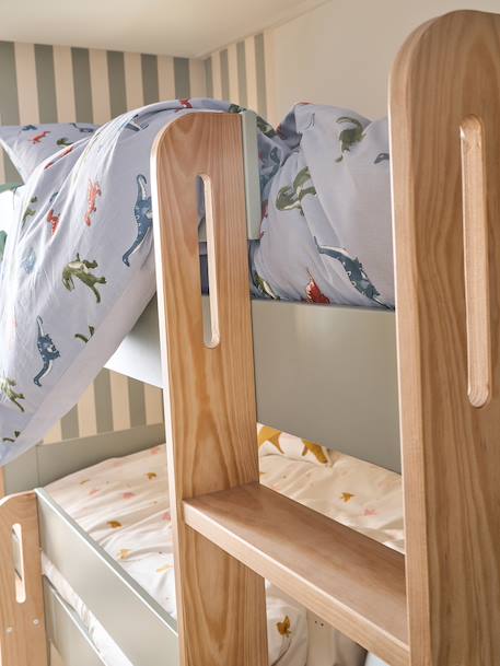 Lit superposé triple Complice 90x200cm vert d'eau 4 - vertbaudet enfant 