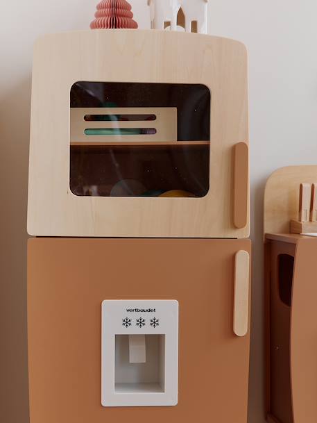 Réfrigérateur en bois FSC® caramel 2 - vertbaudet enfant 
