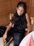 Combinaison fille bi-matière sequins et velours noir 2 - vertbaudet enfant 