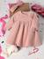 Ensemble bébé fille robe bandeau collants coffret cadeau Noël rose poudré 1 - vertbaudet enfant 