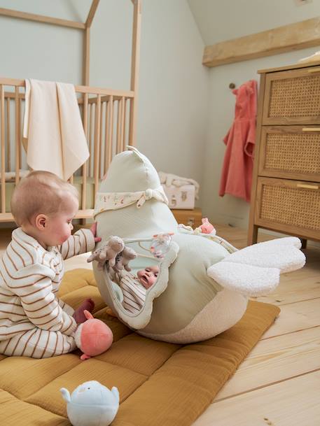 Grande peluche d'activités oiseau SAVANIA vert 4 - vertbaudet enfant 