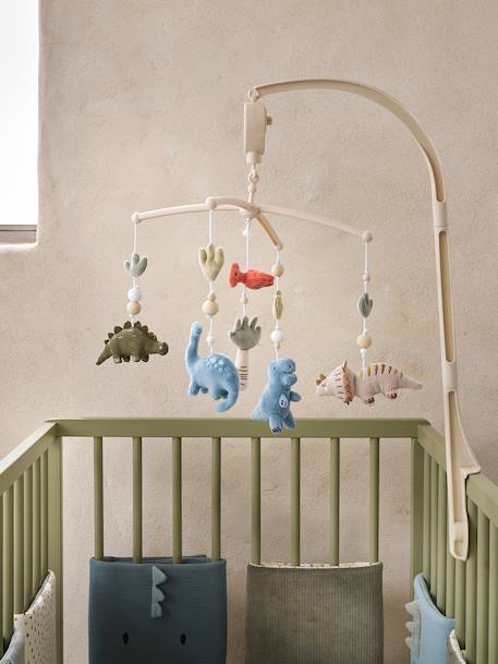 Mobile musical dinosaure MINISAURUS beige 1 - vertbaudet enfant 