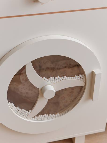Machine à laver et à repasser avec accessoires en bois FSC® écru 4 - vertbaudet enfant 