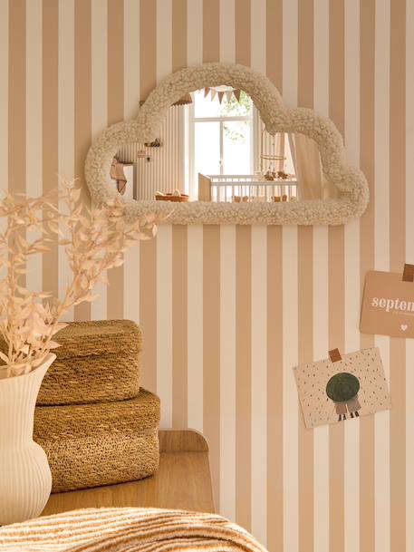 Miroir Nuage en sherpa beige 1 - vertbaudet enfant 