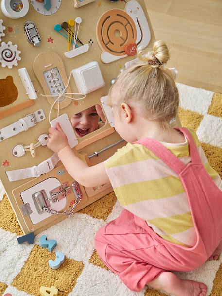 Planche d'apprentissage multi activités en bois FSC® bois 2 - vertbaudet enfant 