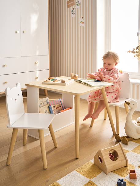 Table et chaises enfant Ourson blanc 1 - vertbaudet enfant 