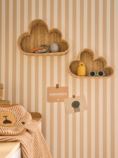 Lot de 2 étagères Nuage beige 1 - vertbaudet enfant 