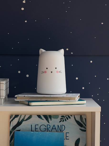 Veilleuse Chat blanc 1 - vertbaudet enfant 