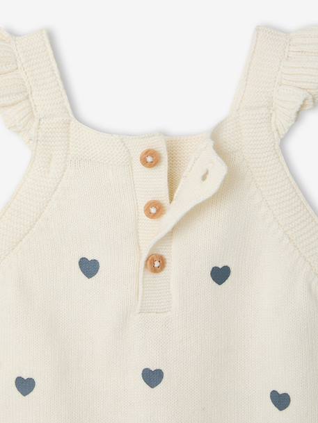 Coffret naissance salopette fille et bandeau écru 10 - vertbaudet enfant 
