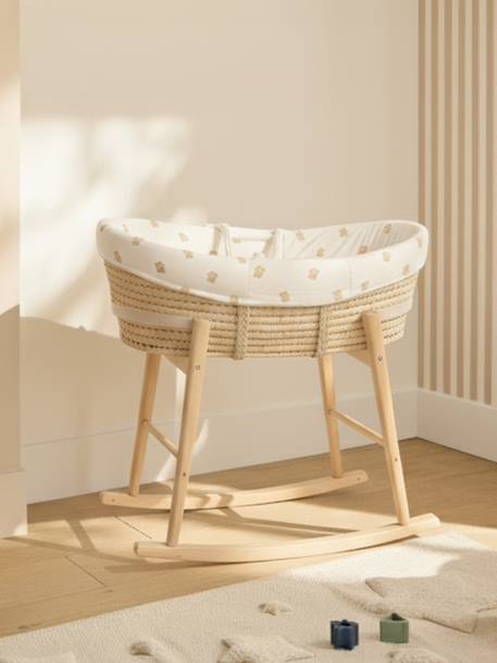 Housse pour couffin marine+Teddy 12 - vertbaudet enfant 
