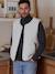 Gilet homme sans manches réversible capsule famille écru 1 - vertbaudet enfant 