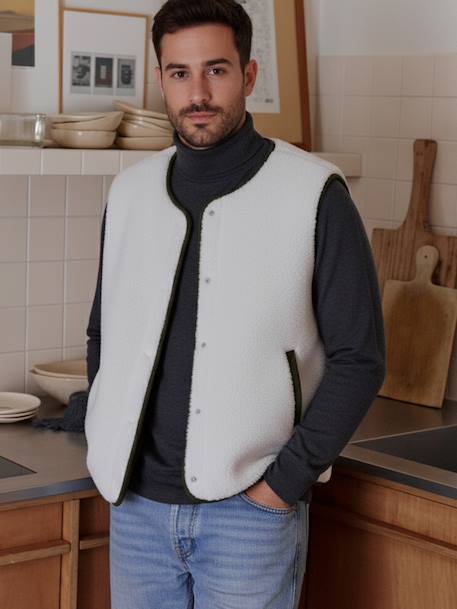 Garçon-Pull, gilet, sweat-Gilet-Gilet homme sans manches réversible capsule famille
