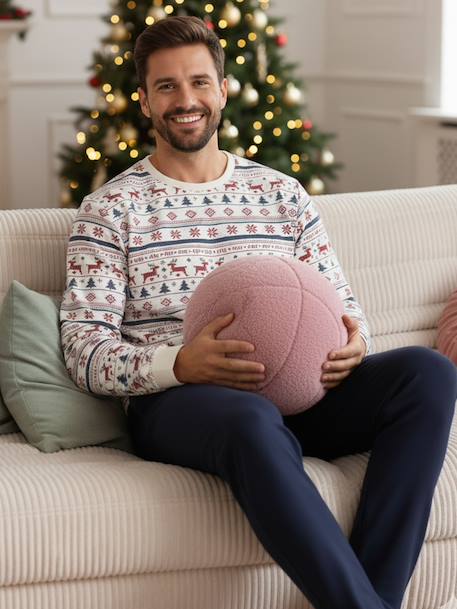 Pyjama 2 pièces homme famille Noël bleu nuit 1 - vertbaudet enfant 