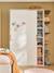 Armoire 2 portes coulissantes + bibliothèque JAPI blanc 2 - vertbaudet enfant 