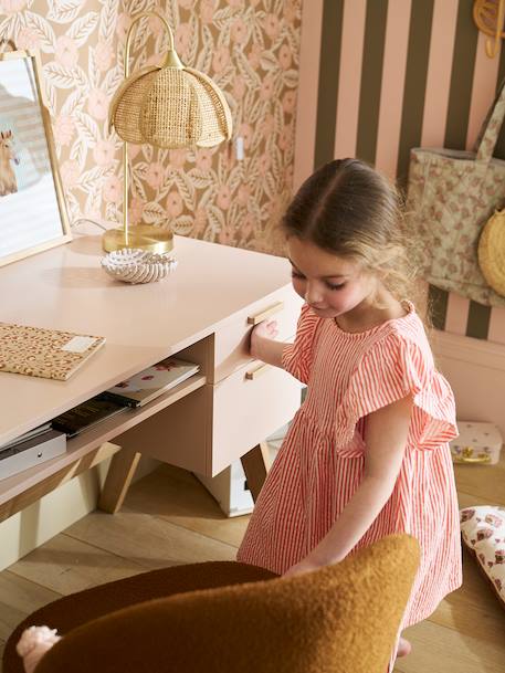 Bureau enfant Rétro Vintage rose poudré 6 - vertbaudet enfant 