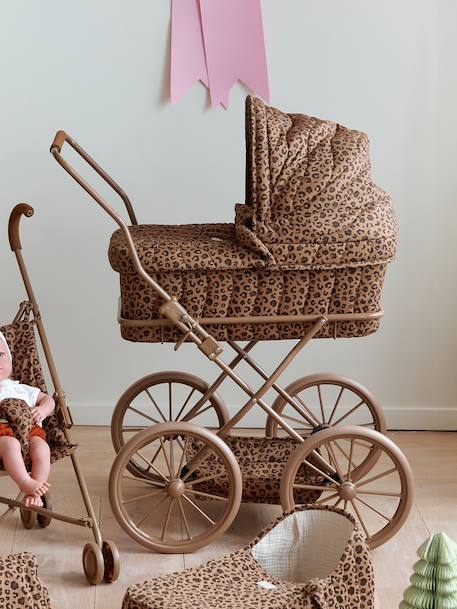 Landau pour poupon Vertbaudet x Envie de Fraise marron 1 - vertbaudet enfant 