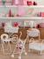 Chaise haute pour poupon RETRO FLOWER écru 2 - vertbaudet enfant 