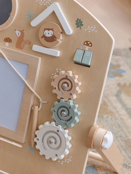 Planche d'activités avec ardoise magique GREEN FOREST en bois FSC® bois 2 - vertbaudet enfant 