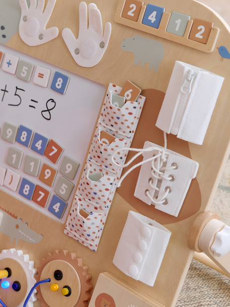 Planche d'apprentissage multi activités en bois FSC® bois 2 - vertbaudet enfant 