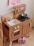 Cuisine en bois FSC® design caramel+vert 1 - vertbaudet enfant 