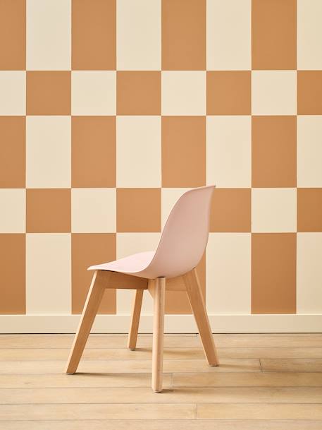 Chaise maternelle design scandinave blanc+rose 8 - vertbaudet enfant 