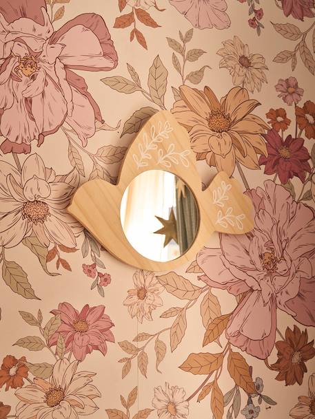 Miroir en bois oiseau bois 3 - vertbaudet enfant 