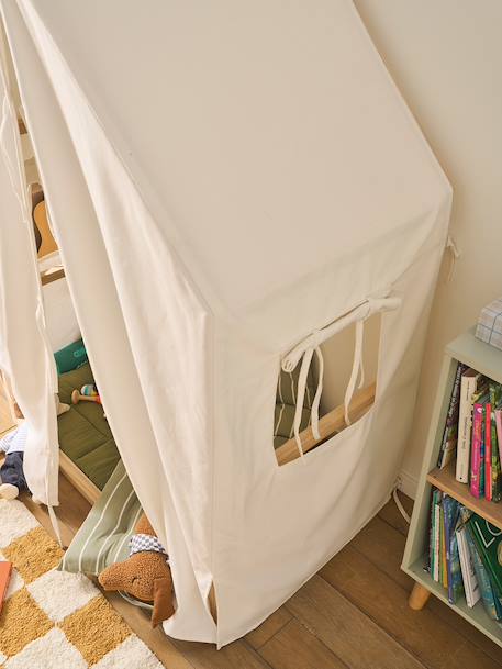Lit enfant cabane 90x190cm blanc 4 - vertbaudet enfant 