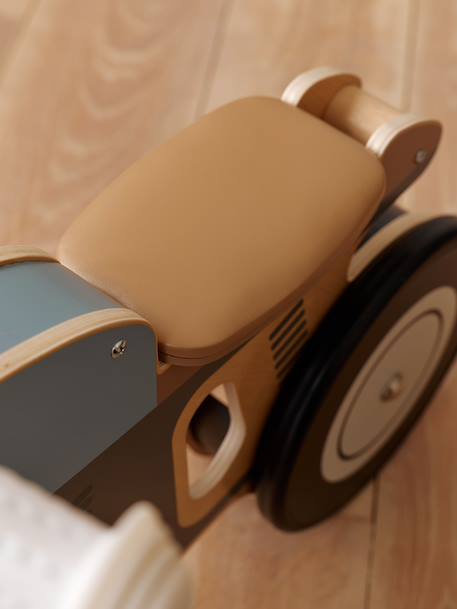 Porteur moto en bois FSC® bleu 3 - vertbaudet enfant 