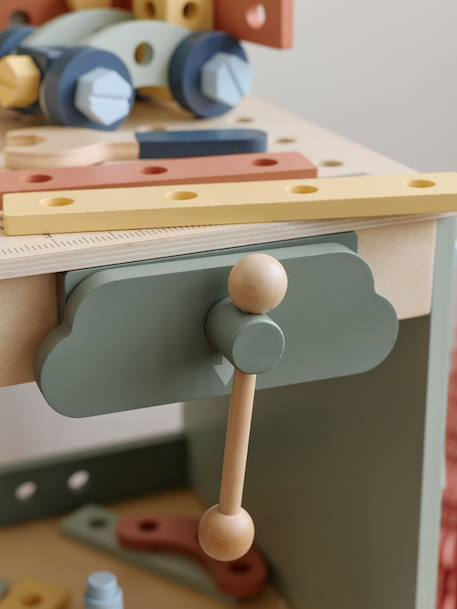 Etabli de bricolage avec accessoires en bois FSC® vert 3 - vertbaudet enfant 