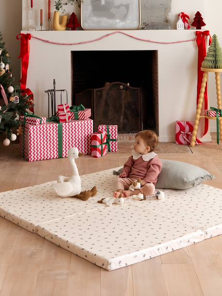 Tapis de motricité pliable et déhoussable babylon+Cœur fondant+dans les bois+Retro Flower 30 - vertbaudet enfant 