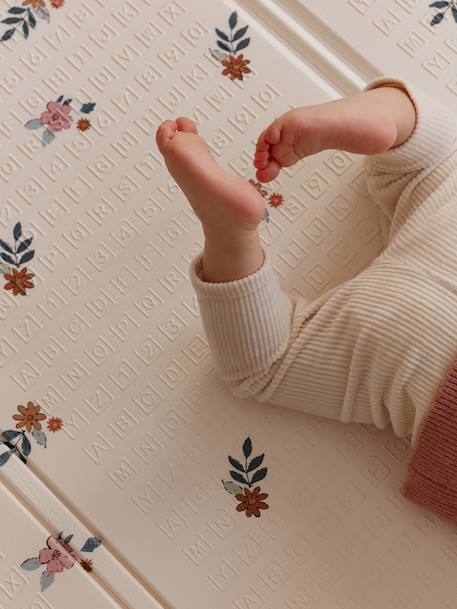 Grand tapis d'activités pliable Circuit+Lunes / nuages+Petit cœur+Retro Flower+Tanzanie 28 - vertbaudet enfant 
