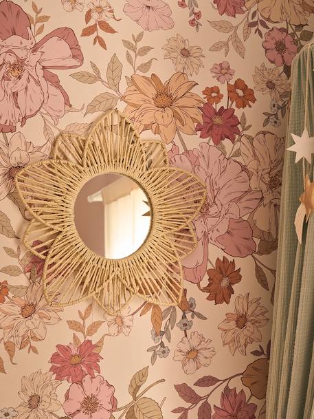Miroir Fleur en corde de papier beige 3 - vertbaudet enfant 
