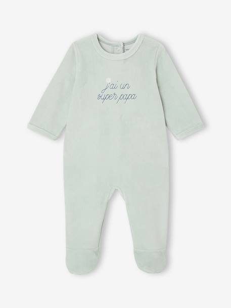 Lot 2 pyjamas bébé fille velours rose 3 - vertbaudet enfant 