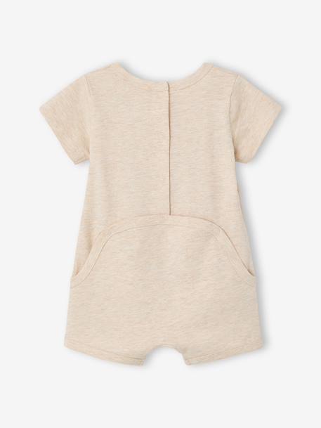 Coffret bébé 2 combishorts en coton bio beige chiné 8 - vertbaudet enfant 