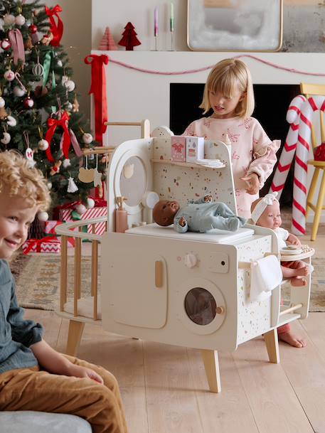 Nurserie poupon en bois FSC® blanc 1 - vertbaudet enfant 