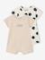 Coffret bébé 2 combishorts en coton bio beige chiné 1 - vertbaudet enfant 