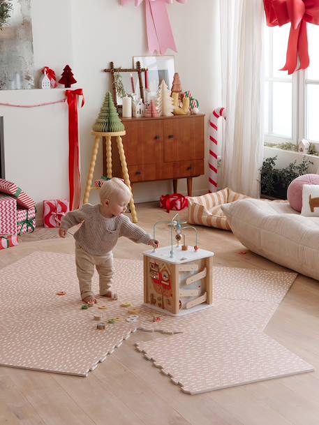Grand tapis 9 dalles en mousse Cherry+pois+terrazzo 6 - vertbaudet enfant 