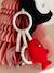 Doudou plat pingouin personnalisable et hochet BANQUISE blanc 2 - vertbaudet enfant 