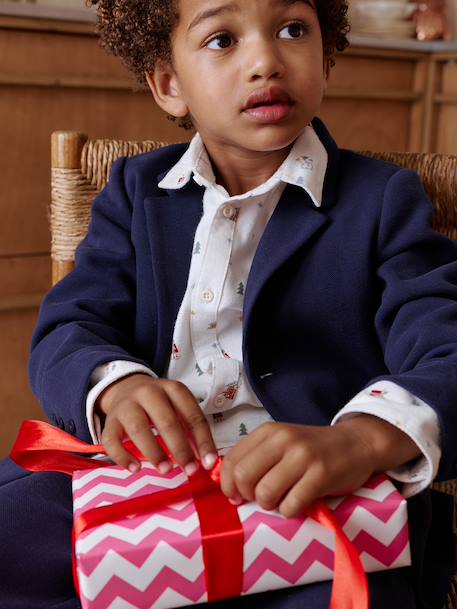 Veste garçon blazer cérémonie marine 1 - vertbaudet enfant 