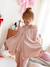 Ensemble Pyjama Fille Cape Sequins rose poudré 2 - vertbaudet enfant 