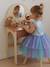 Coiffeuse + tabouret avec accessoires en bois FSC® caramel 8 - vertbaudet enfant 