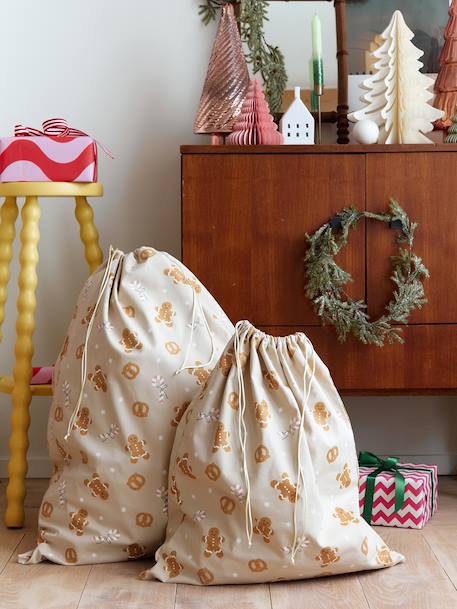 Sac hotte de Noël Moony cannelle 1 - vertbaudet enfant 