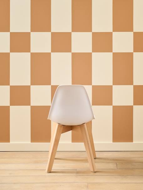 Chaise maternelle design scandinave blanc+rose 3 - vertbaudet enfant 