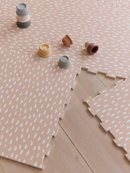 Grand tapis 9 dalles en mousse Cherry+pois+terrazzo 5 - vertbaudet enfant 
